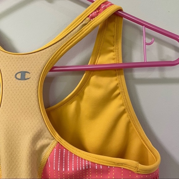 Champion SZ Large Sports Bra Orange Women - Picture 10 of 15